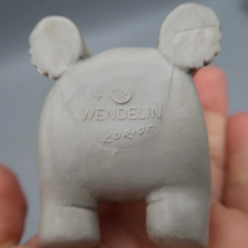 Vintage Schleich Wendelin Elephant Figurine Loriot 70s German Cartoon Rare Toy